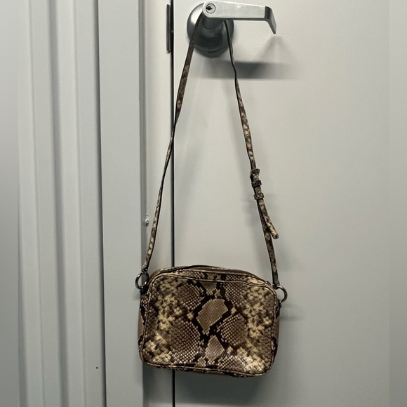Michael Kors Snake Embossed Crossbody Bag - Picture 3 of 15